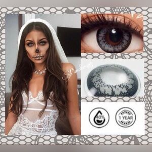 Halloween bride gray lenses